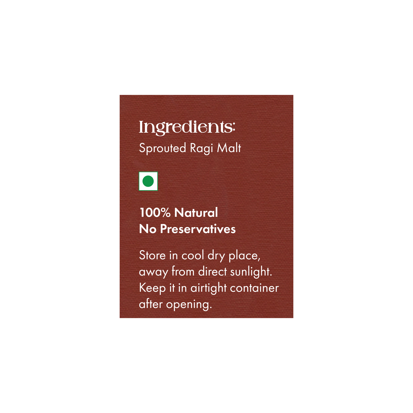Ragi Malt