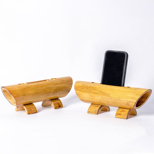 Shabari Naturals Bamboo Mobile Stand