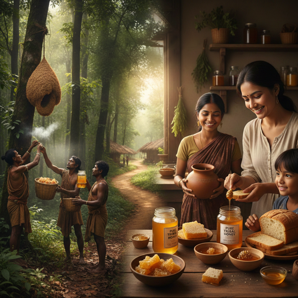 Forest to Home: The Journey of Pure Tribal Honey