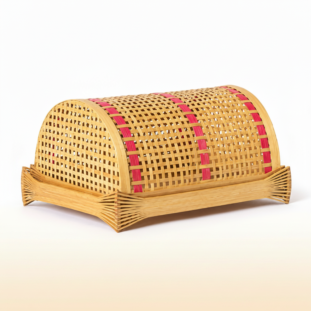Bamboo Fruit Basket(with lid)