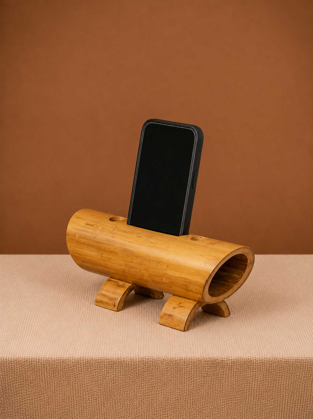 Shabari Naturals Bamboo Mobile Stand