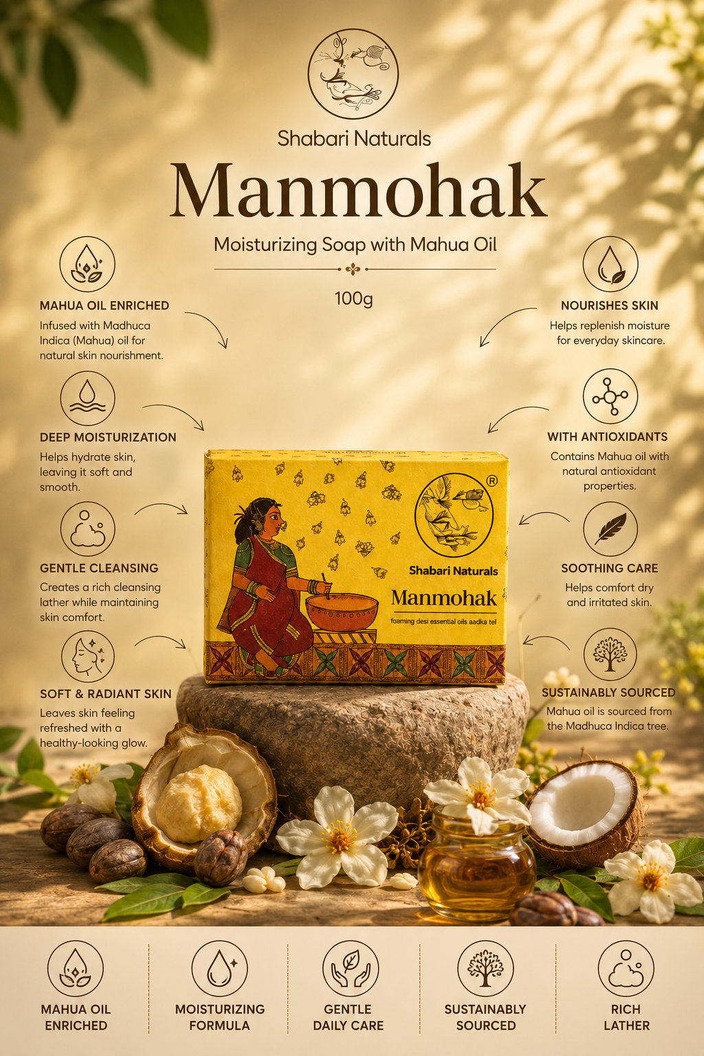 Manmohak Moisturizing Soap