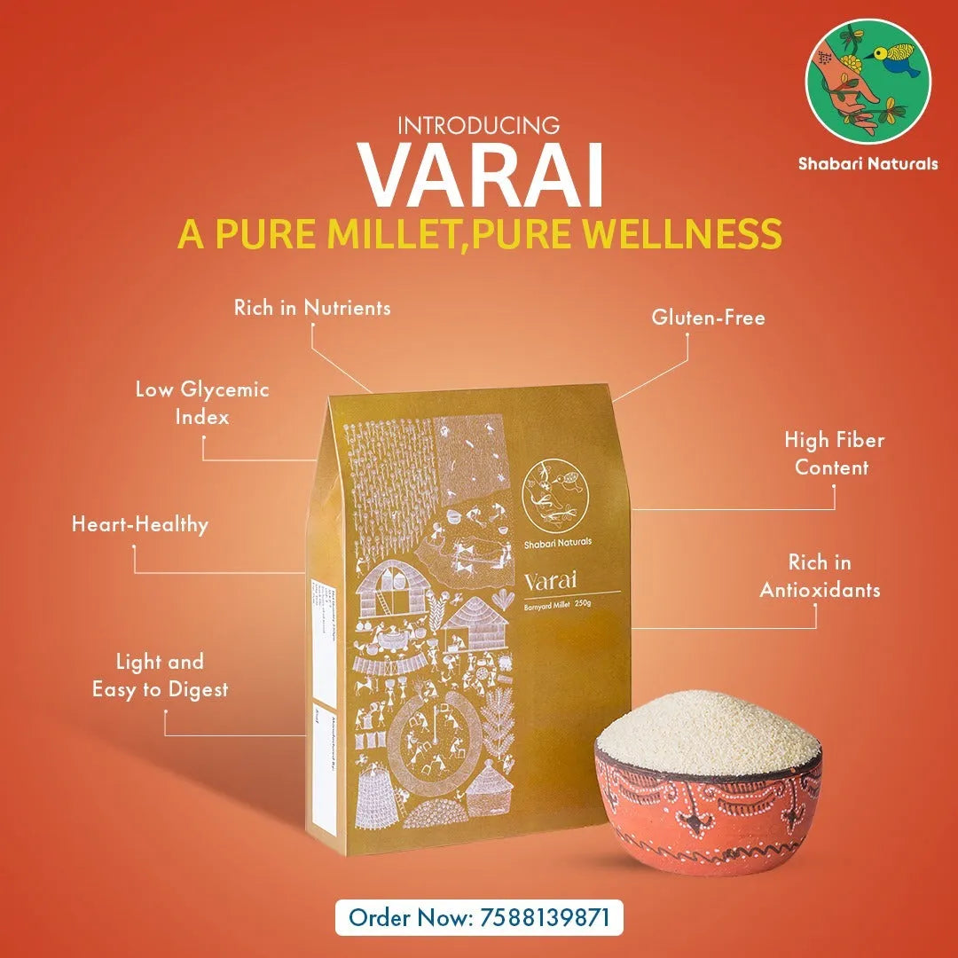 Varai Varai (Bhagar) Barnyard Millet – Shabari Naturals