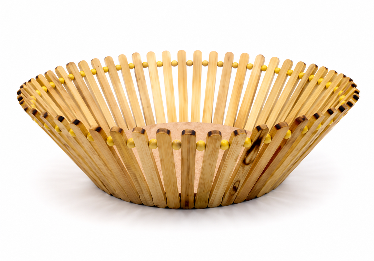 Venushilpi Bamboo Basket (Flat)