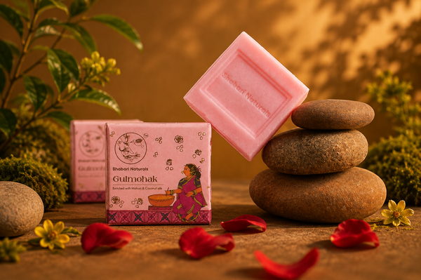 Gulmohak Rose Moisturizing Soap by Shabari Naturals